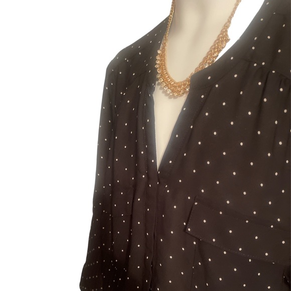 Harper Georgette Pullover 3/4 Sleeve Blouse - Picture 7 of 10